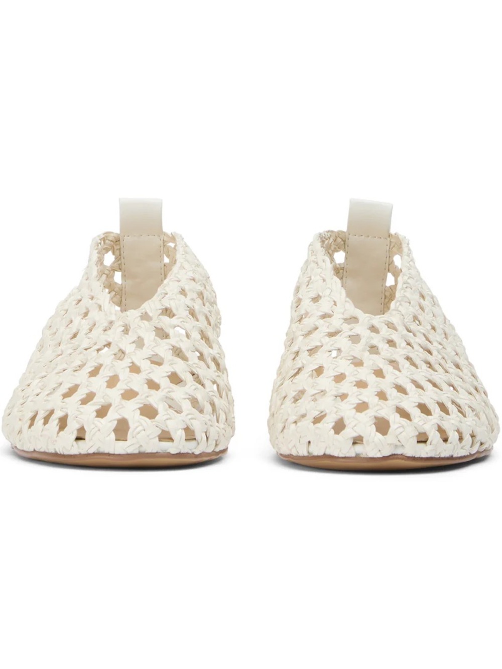 Tony Bianco Cheeky Woven Leather Flat - White NWT and Box - Picture 3 of 7
